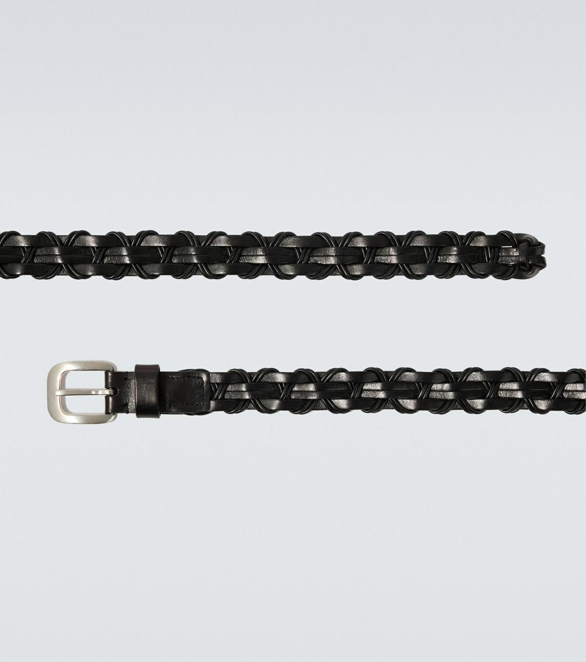 The Row Cord woven leather belt