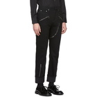 Neil Barrett Black Multi-Zip Skinny Jeans