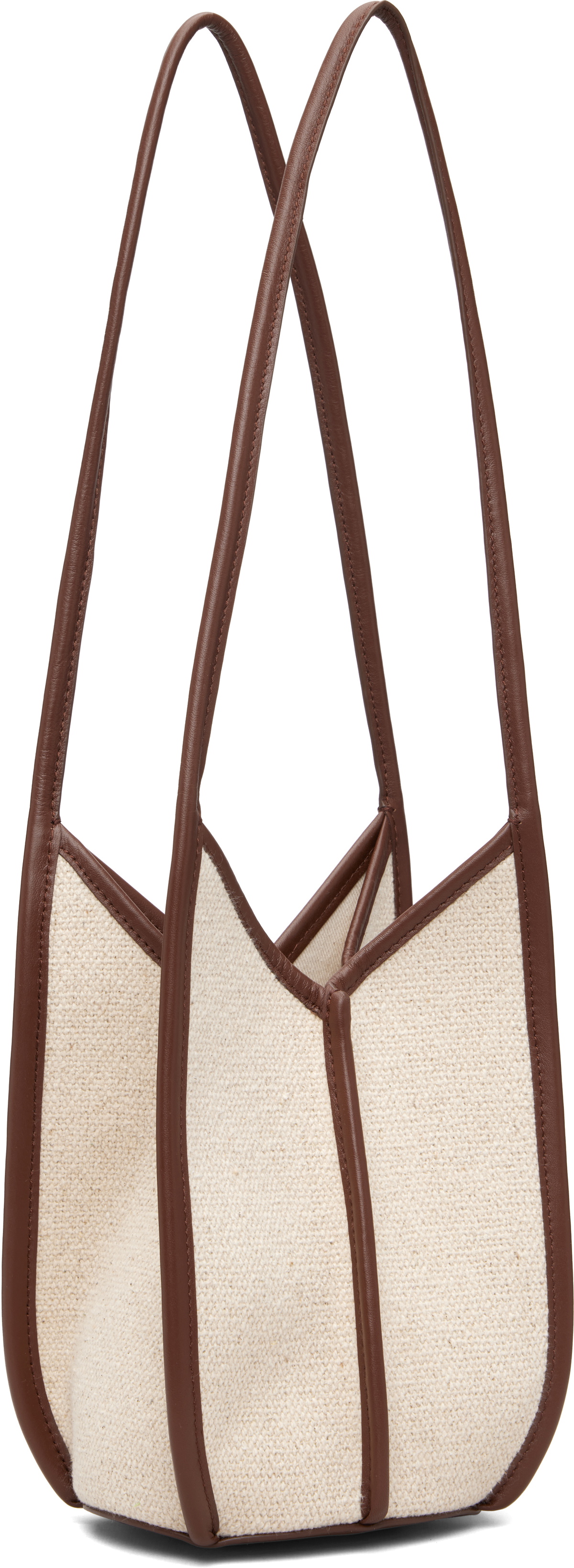 HEREU Off-White Calella Bucket Canvas Bag