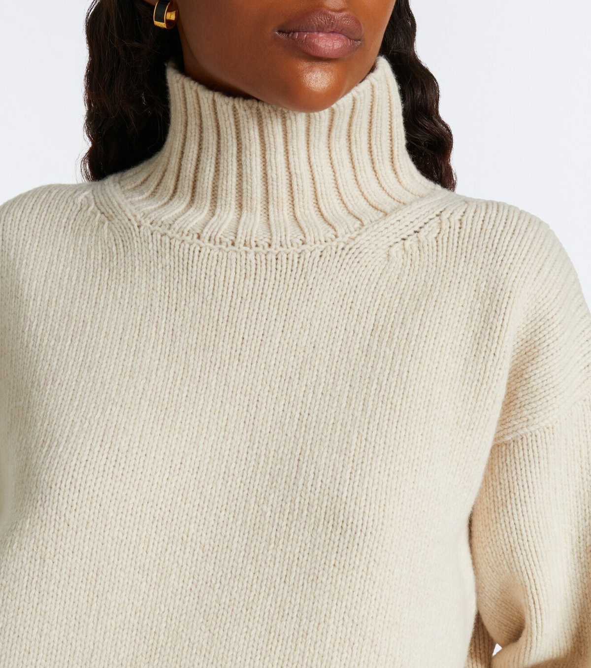 Róhe Wool and cashmere turtleneck sweater