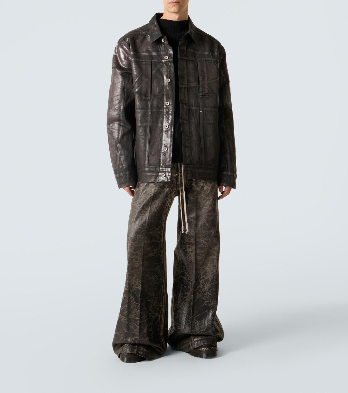 Rick Owens Coated denim jacket