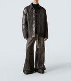 Rick Owens Coated denim jacket