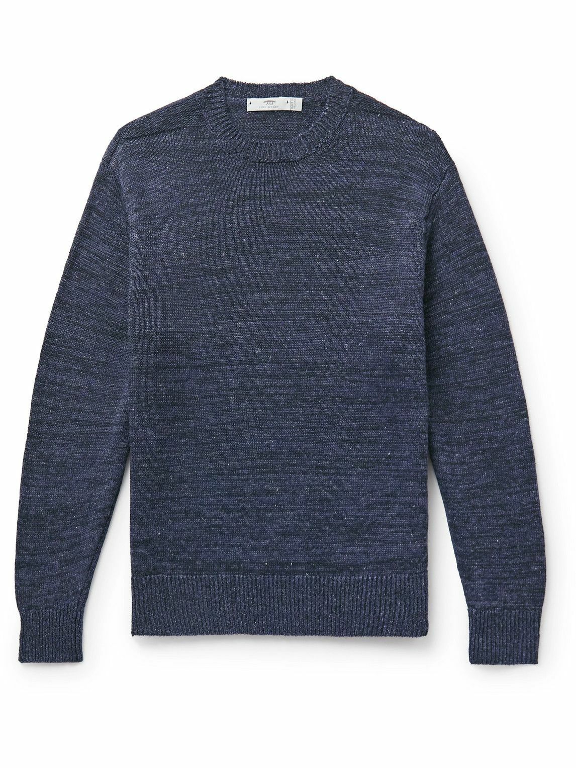 Inis Meain Linen Crewneck fashion Sweater