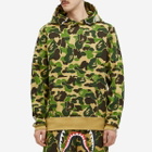 A Bathing Ape Men's ABC Camo 2nd Ape Pullover Hoodie in Green
