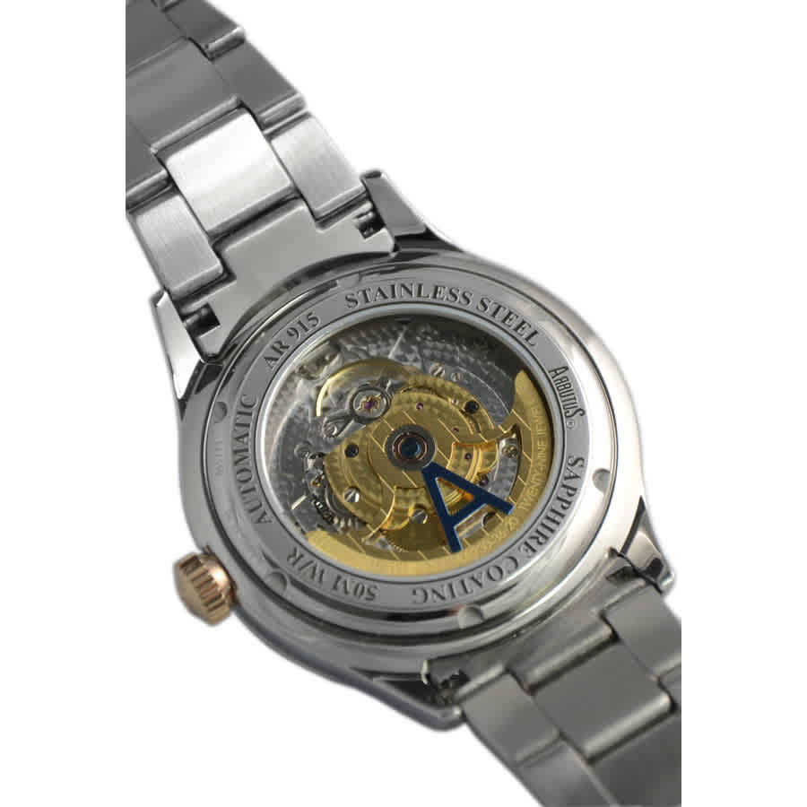 Arbutus Automatic Grey Dial Mens Watch AR915SNS