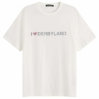 Cole Buxton Men's I Heart Derbyland T-Shirt in Vintage Whitalye