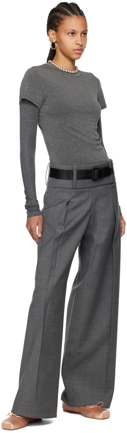 Fax Copy Express Gray 'The Fitted' T-Shirt