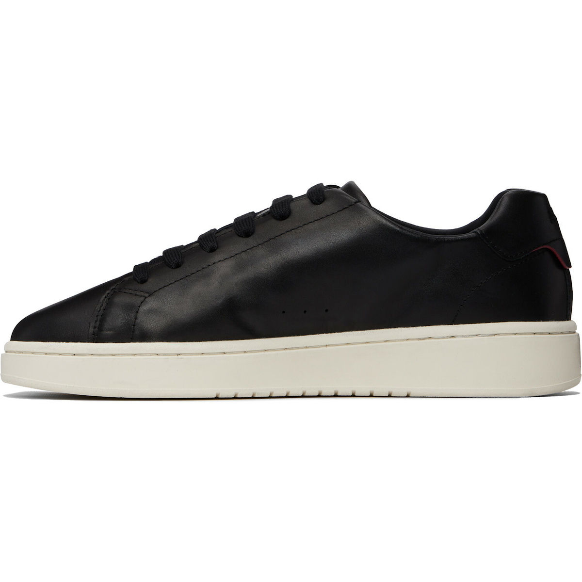 Hugo Black Logo Nappa Leather Sneakers