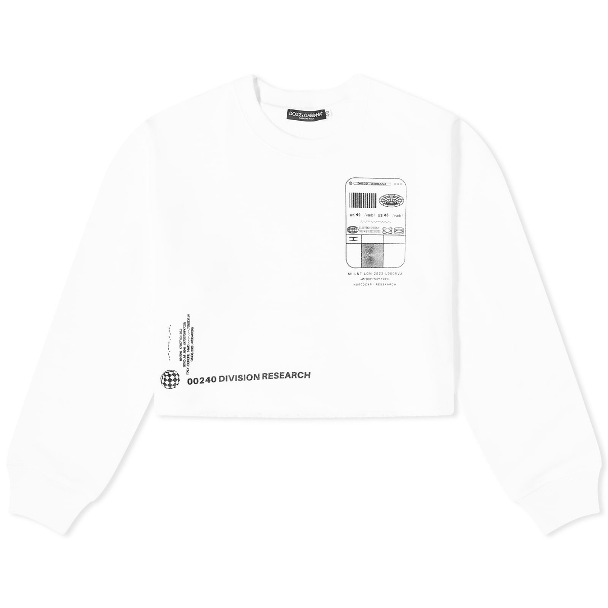 Dolce & Gabbana Women's Vibe Crew Sweat in White