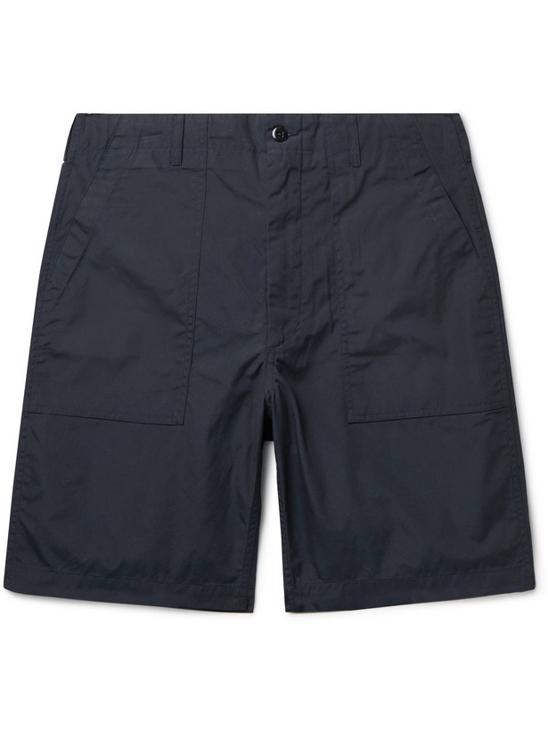 Photo: Engineered Garments - Fatigue Canvas Shorts - Blue