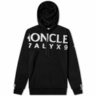 Moncler Men's Genius x 1017 ALYX 9SM Logo Hoody in Black