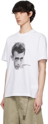 sacai White James Dean T-shirt