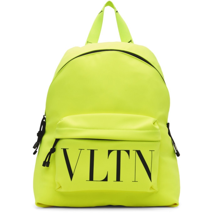 Photo: Valentino Yellow Valentino Garavani VLTN Backpack