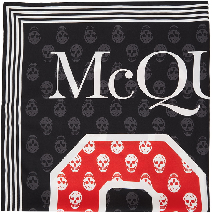 Photo: Alexander McQueen Black Sport Biker Scarf