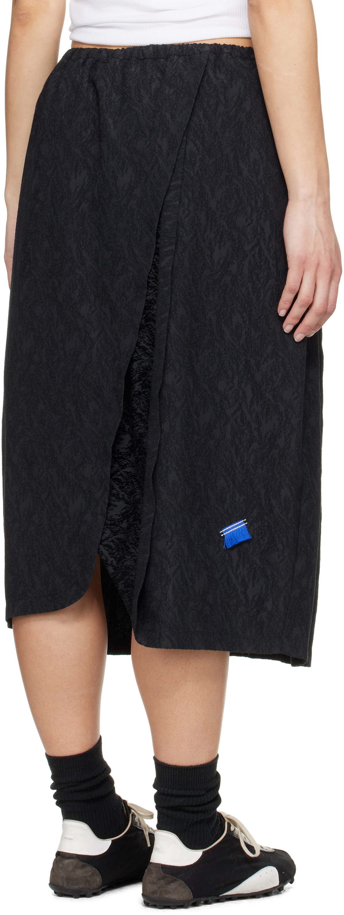 ADER error Black Product. 74 Midi Skirt