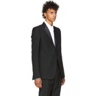 Rick Owens Black Soft Tuxedo Blazer