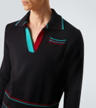 JW Anderson Cotton, cashmere, and wool polo sweater
