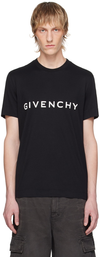 Photo: Givenchy Black Slim Fit T-Shirt