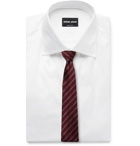 Giorgio Armani - Slim-Fit White Cotton-Poplin Shirt - Men - White