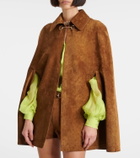 Gucci Horsebit suede cape