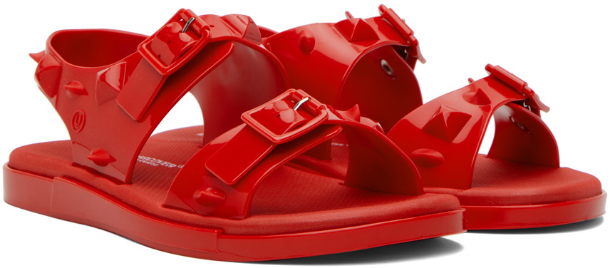 UNDERCOVER Red Melissa Edition Spikes Sandals Undercover