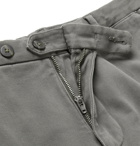 Boglioli - Slim-Fit Cotton-Blend Drill Trousers - Gray