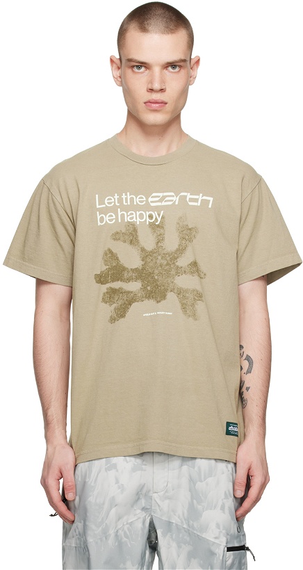 Photo: Afield Out Khaki Mount Sunny Edition Printed T-Shirt