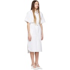 Cedric Charlier White Cotton Dress