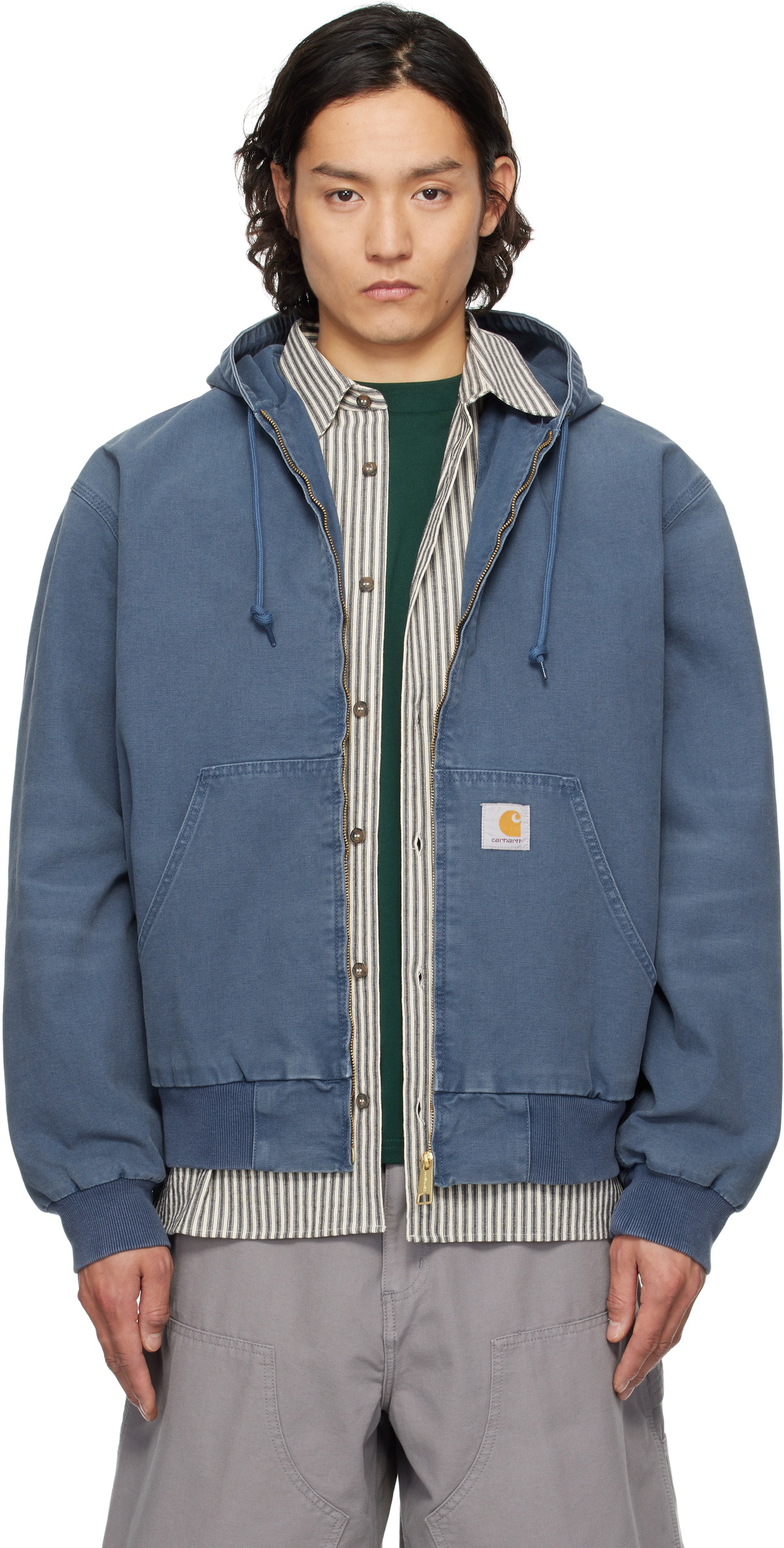 は*し様 CARHARTT ACTIVE JACKET FADED BLUE Faded Blue Carhartt Active Jacket - Medium – VTG By Mike
