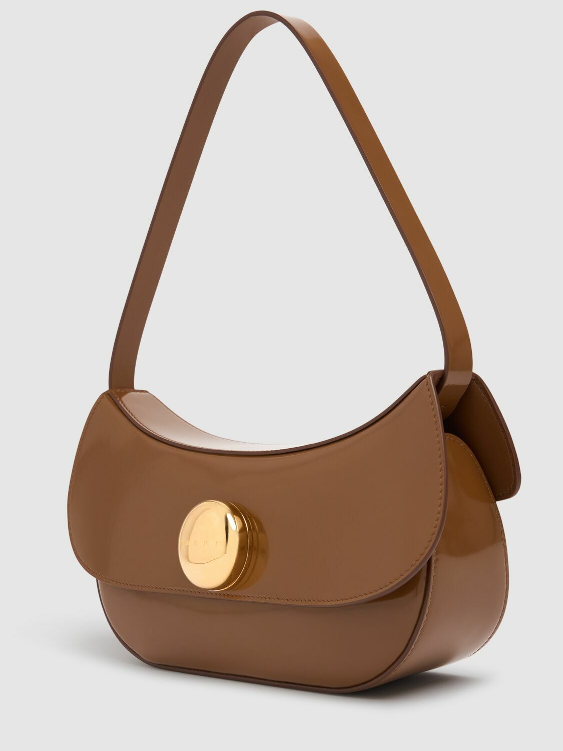【送料&関税込】Marni Leather Shoulder Bag With Bellows Deta Red leather Trunkaroo medium shoulder bag | Marni
