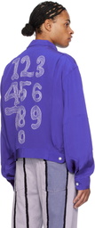 Glass Cypress Blue Silk Jacket