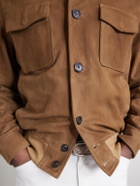 Slowear - Suede Bomber Jacket - Brown