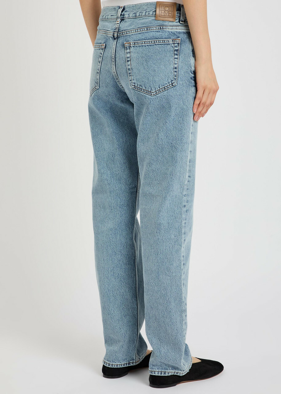 Toteme Straight-leg Jeans Light Blue