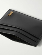 SAINT LAURENT - Logo-Embellished Leather Cardholder