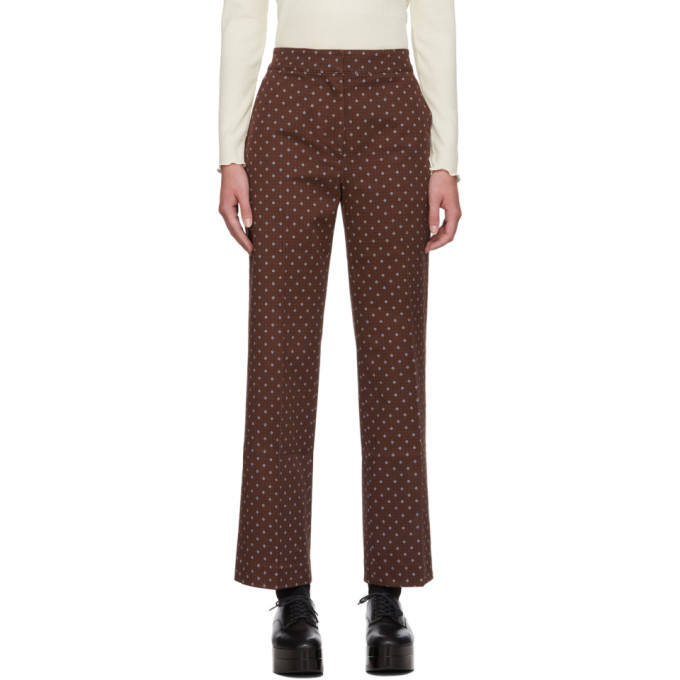 Photo: Alexachung Brown Denim Trousers