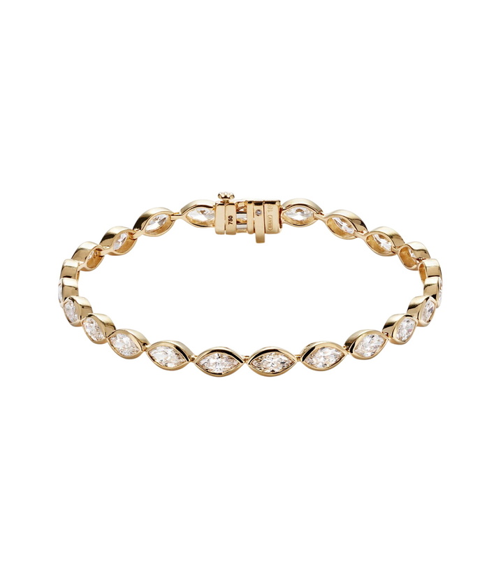 Photo: Shay Jewelry 18kt gold tennis bracelet with diamonds