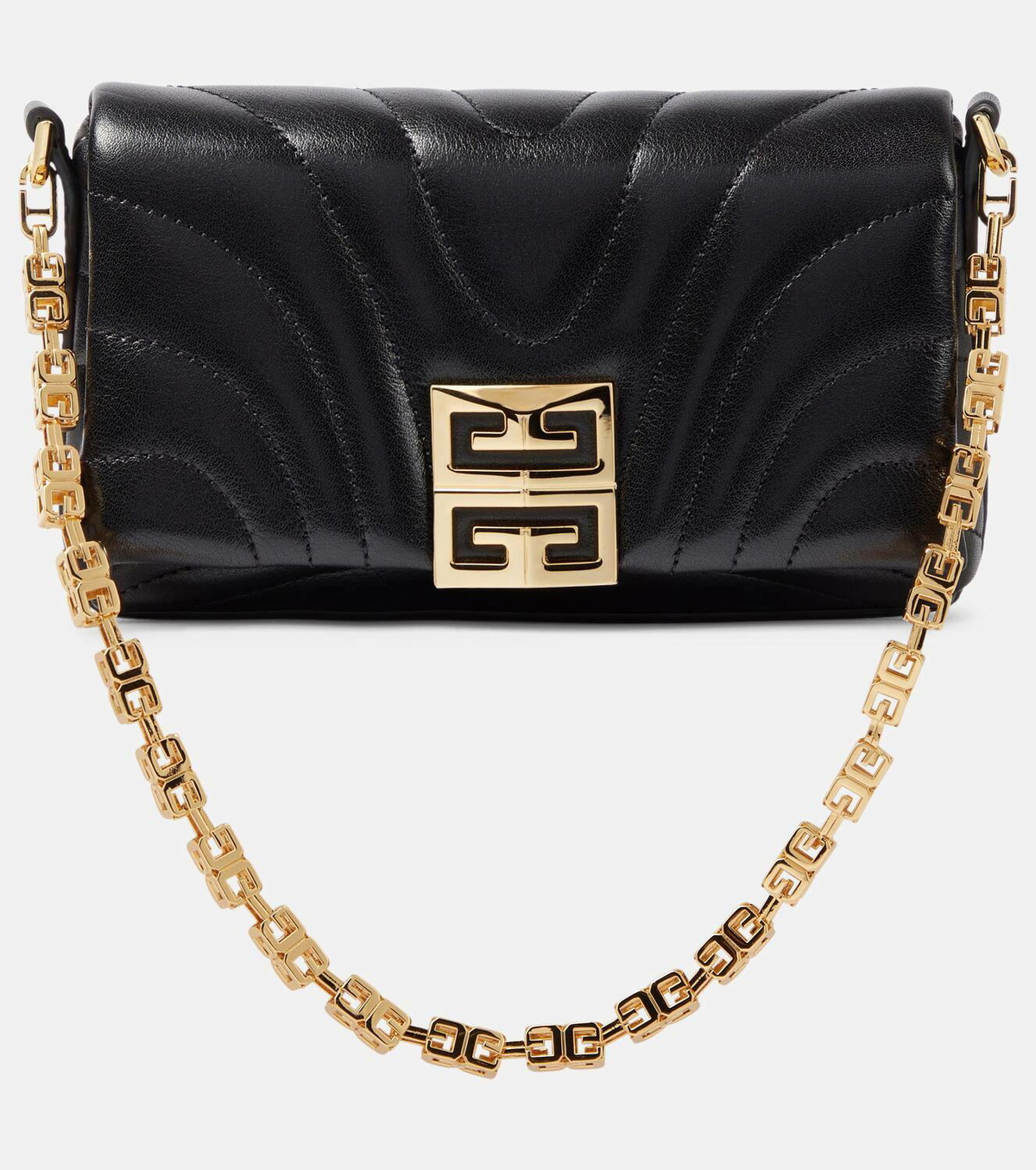 ショルダーバッグ・ポシェット GIVENCHY Black leather small 4G Soft shoulder bag Micro 4G Soft Bag - Black | GIVENCHY – Marissa Collections
