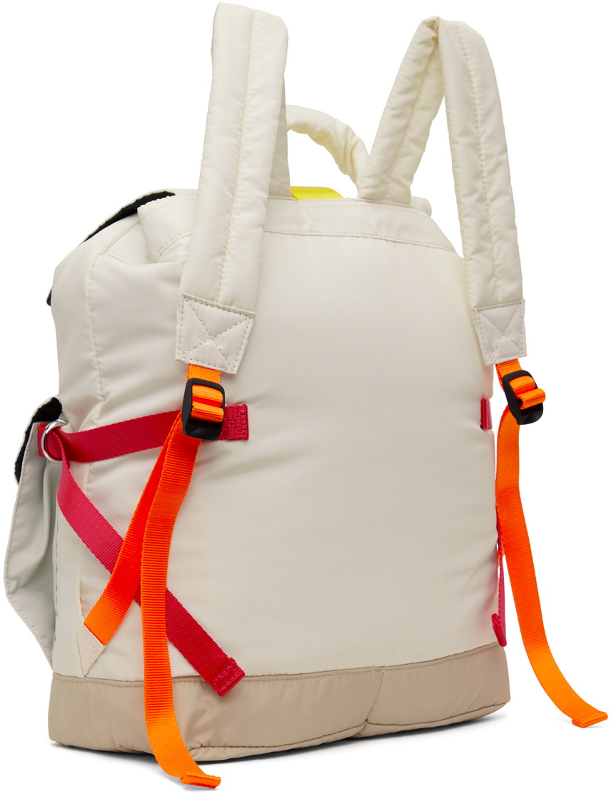 Off white backpack orange straps best sale