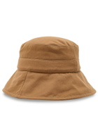 Moncler Drawstring Cotton Bucket hat Bronze