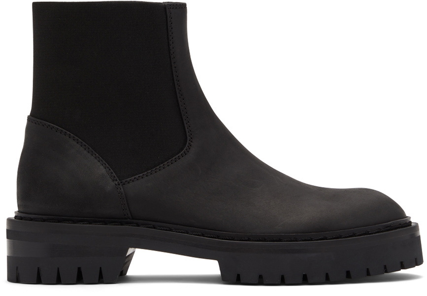 Ann Demeulemeester Black Jean Boots Ann Demeulemeester