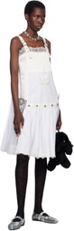 Chopova Lowena White Nohow Nightie Midi Dress