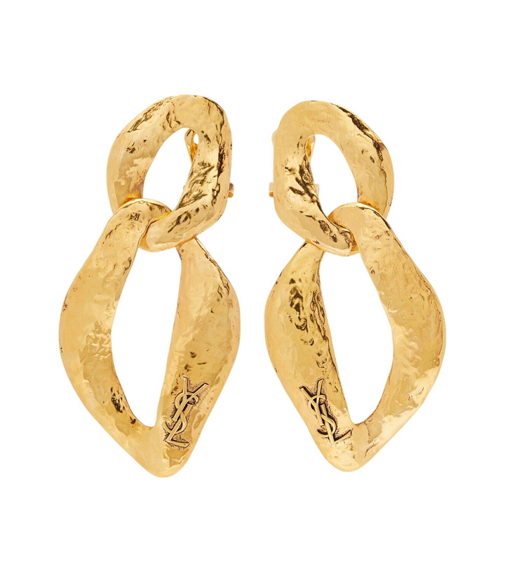 Photo: Saint Laurent Cassandre clip-on earrings