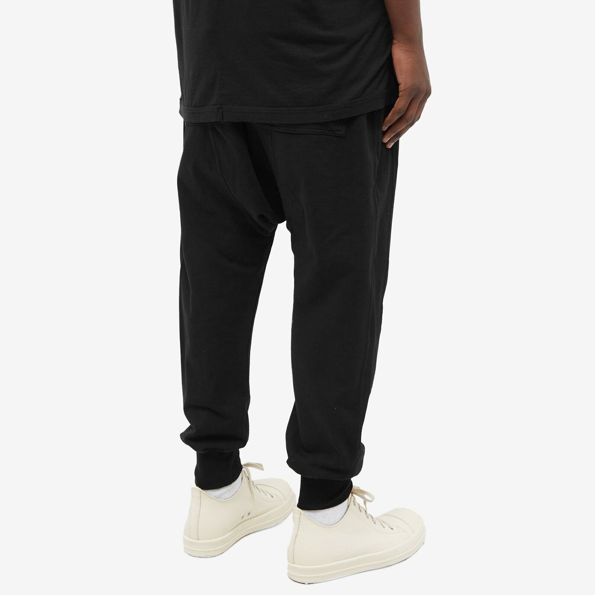 Rick Owens DRKSHDW Men's Prisoner Drawstring Pant in Black