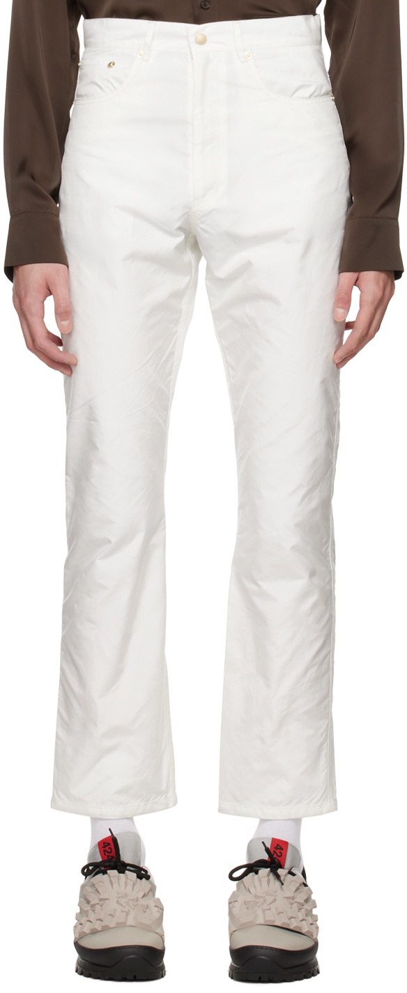 Photo: KANGHYUK SSENSE Exclusive Off-White Airbag Trousers