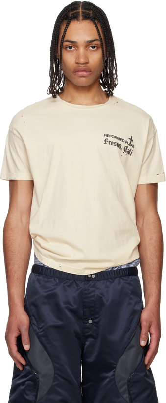 Photo: WILLY CHAVARRIA Off-White 'Reformed Putas' Destroyed Easy T-shirt