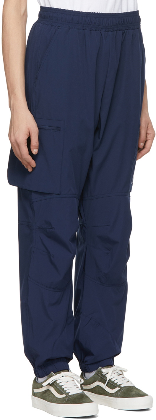 Dime Navy Nylon Trousers
