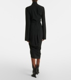 Rick Owens Draped wrap dress