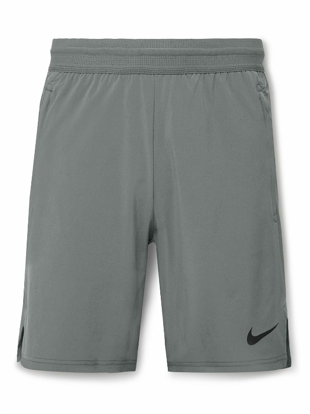 Photo: Nike Training - Pro Flex Vent Max Straight-Leg Dri-FIT Shorts - Gray