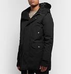 Rick Owens - Cotton-Blend Canvas Hooded Down Jacket - Black