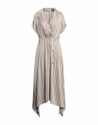 Peserico Womens Maxi dress Khaki